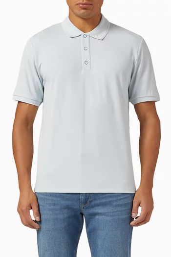 Polo Shirt in Tech Stretch Piqué