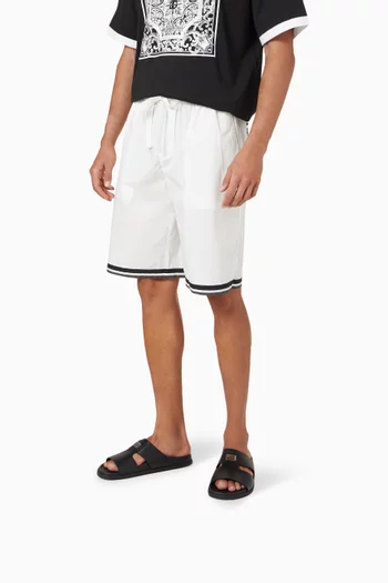 Logo Sandals in Calfskin Leather