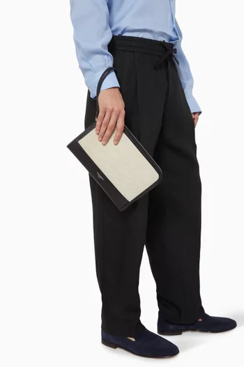 Athene Clutch Bag in Canvas