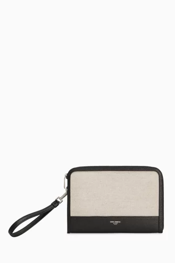Athene Clutch Bag in Canvas