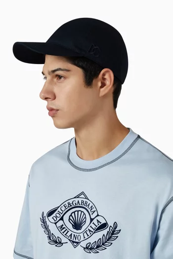 Logo-embroidered Baseball Cap in Cotton-gabardine