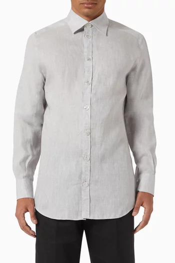 Button-up Shirt in Linen