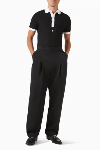 Polo Shirt in Piqué
