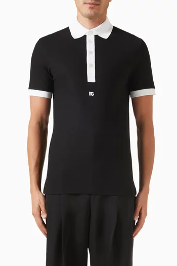Polo Shirt in Piqué