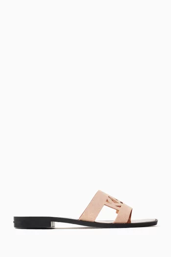 Skoot II Karl Cut-out Sandals in Suede