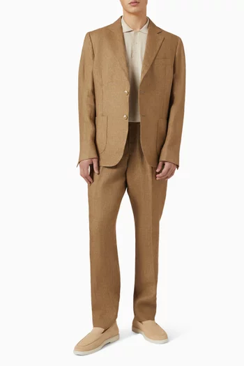 Vidal Polo Shirt in Linen