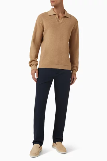 Orlando Polo Sweater in Merino Wool