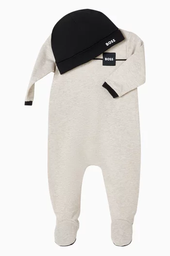 طقم هدايا بيجاما بشعار الماركة صوف 