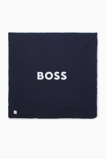 Logo Blanket in Organic Cotton