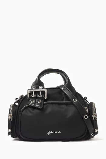 Mini Bucky Polochon Bag in Nylon