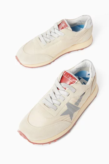 Marathon Sneakers in Suede & Nylon