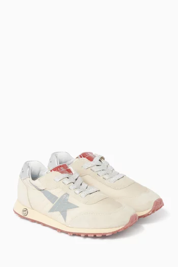 Marathon Sneakers in Suede & Nylon
