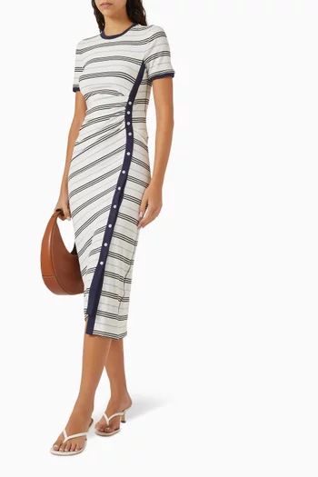 Shanna Draped Dress in Rayon Blend