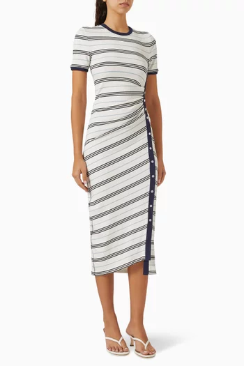 Shanna Draped Dress in Rayon Blend