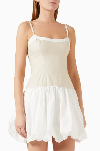 Fifi Bubble MIni Dress in Linen Poplin