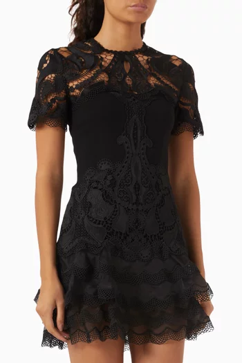 Signature Paislee Dress in Guipure Lace