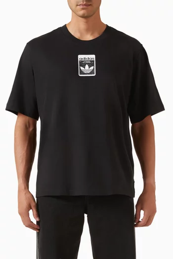 تي شيرت ليو فضفاض قطن