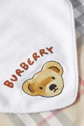 Mini Bib Set in Cotton, Set of 2