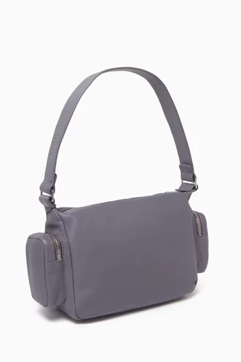 Utility Shoulder Bag in Leather