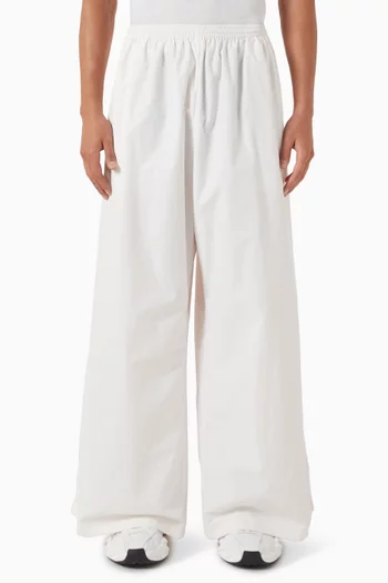 Relaxed-fit Pants in Technical Cotton Blend