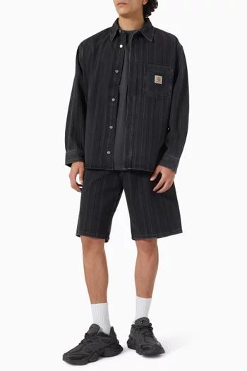 Rylan Shirt Jacket in Denim