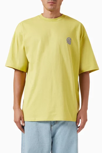 Helix T-shirt in Cotton Jersey