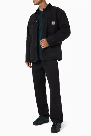 بنطال بطبقة إضافية على الركبتين دينم