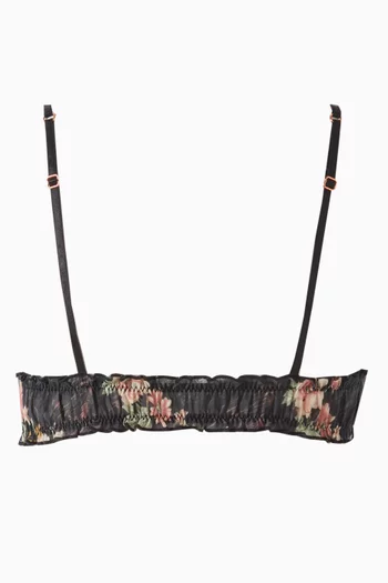 Printed Bralette in Organic Cotton