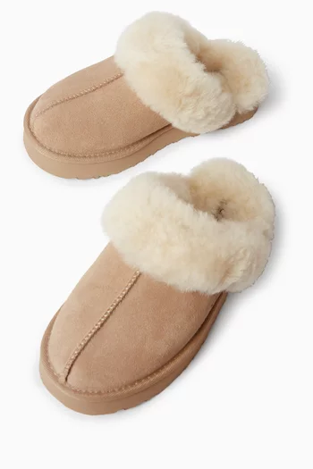 Disquette Slippers in Suede