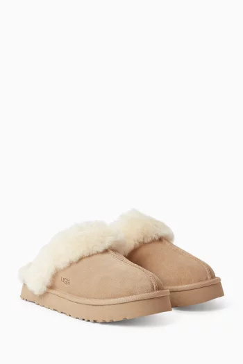 Disquette Slippers in Suede