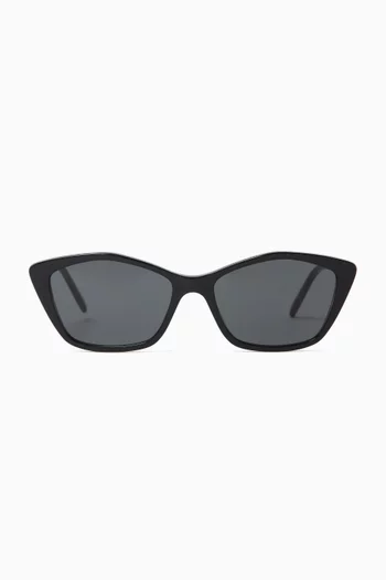 Cat-eye Sunglasses in Recycled Acetate