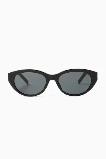 Oval Sunglasses in Acetate