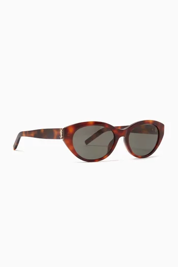 Oval Sunglasses in Acetate