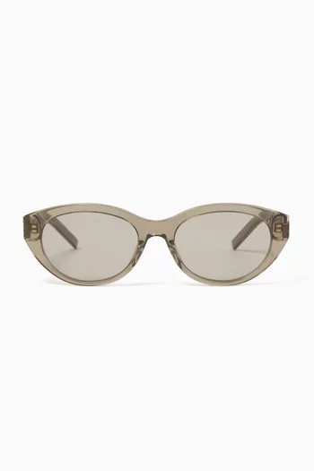 Oval Sunglasses in Acetate