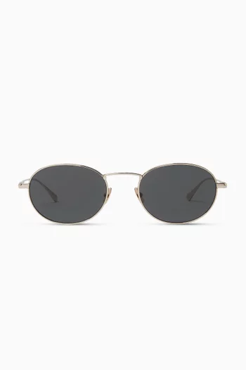 Round Sunglasses in Metal