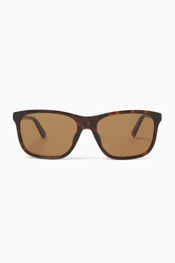 Rectangle Sunglasses in Acetate