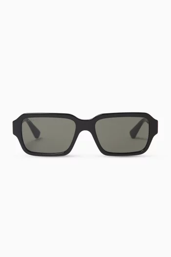Rectangle Sunglasses in Acetate