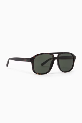 Aviator Sunglasses in Acetate