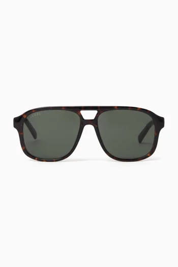 Aviator Sunglasses in Acetate