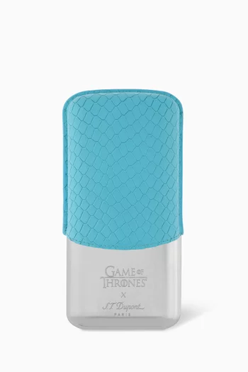x Game of Thrones 3 Cigar Case in Leather & Metal