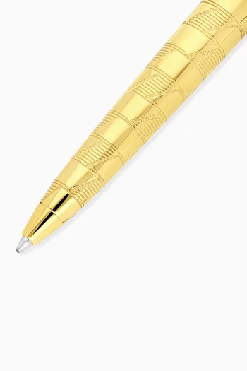 Monogram 1872 Medium Line D Eternity Ballpoint Pen in Brass