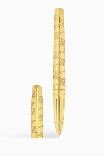 Monogram 1872 Medium Line D Eternity Rollerball Pen in Brass