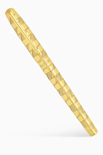 Monogram 1872 Medium Line D Eternity Rollerball Pen in Brass