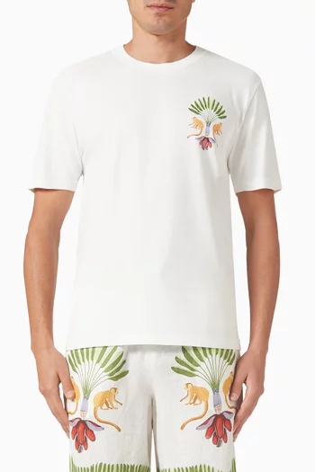 تي شيرت بطبعة تيتي قطن جيرسيه