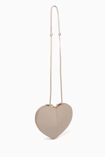 Le Coeur Crossbody Bag in Suede