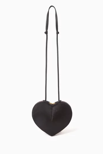 Le Coeur Crossbody Bag in Pony Hair