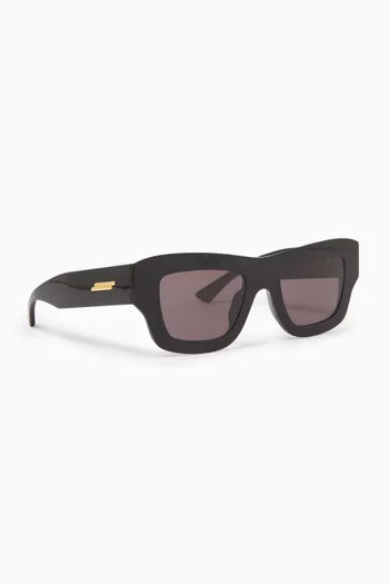 Square Sunglasses in Recycled Acetate