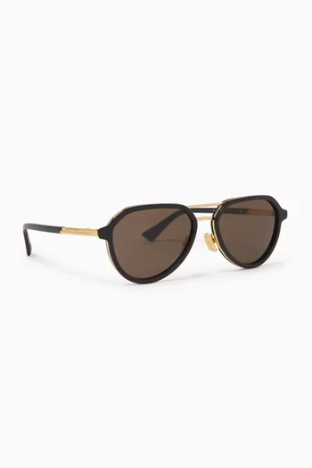Aviator Sunglasses in Acetate