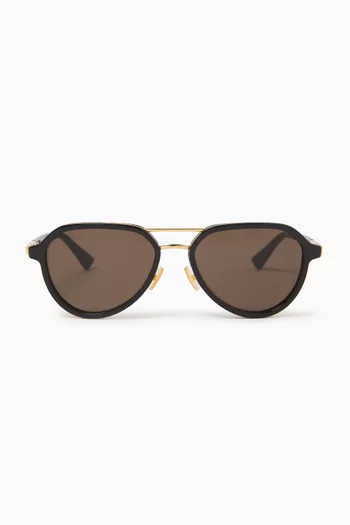 Aviator Sunglasses in Acetate