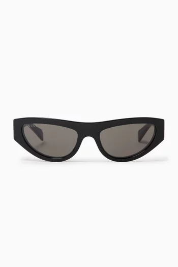 Cat-eye Sunglasses in Recycled Acetate